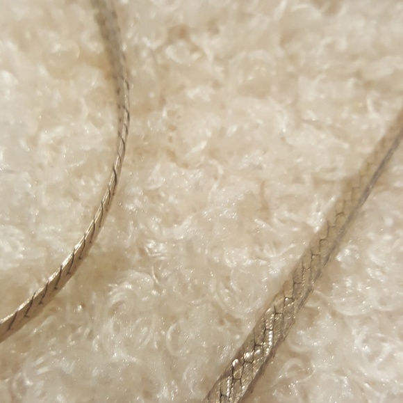 Long sterling silver necklace - Picture 2 of 3